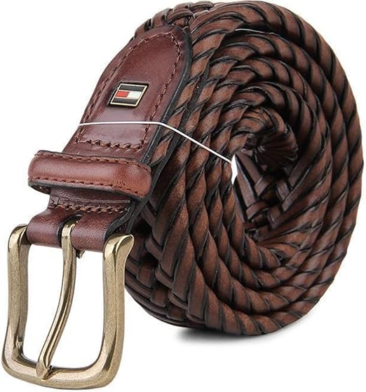 Amazon トミーヒルフィガー Tommy Hilfiger メンズ レザーベルト 本革 ベルト ロゴ バックル フォーマル カジュア ベルト 通販