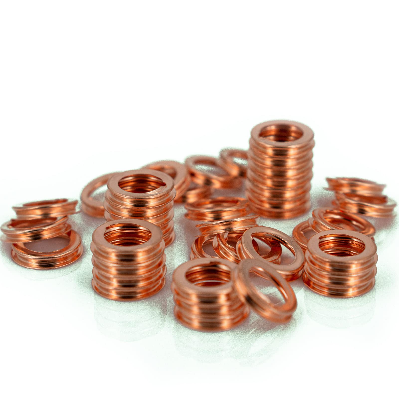 Photo 1 of 20Pcs Oil Drain Plug Gasket, Copper Crush Washer 11026-JA00A for Nissan/Infiniti, Seal Ring, Professional Automotive Parts by KeeRoarin