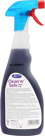 Johnson's Vet Clean 'n' Safe Cat Litter Disinfectant Tray Purple view 2