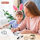Shuttle Art 30 Pack Black Permanent Markers Fine Tip for Plastic Wood Metal view 6