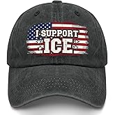 I Support ICES Golf Hat Camping Cap for Son