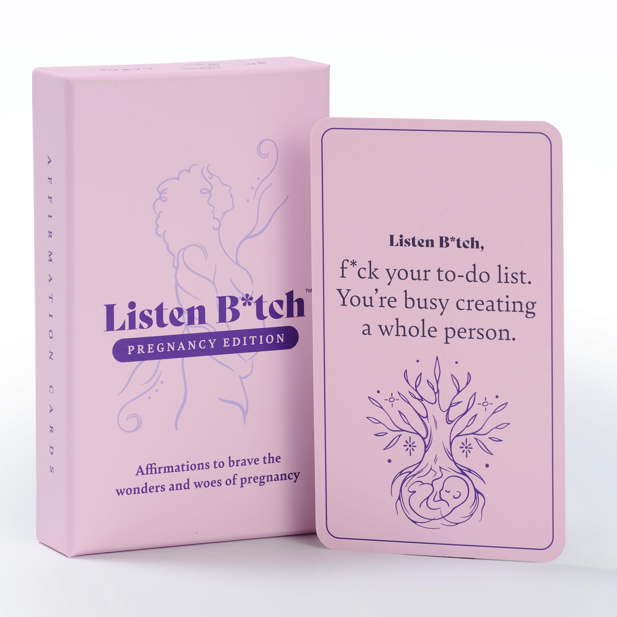 Pregnancy Edition Affirmations | Affirmation Cards to Help Brave The Wonderfully Terrifying Journey of Pregnancy