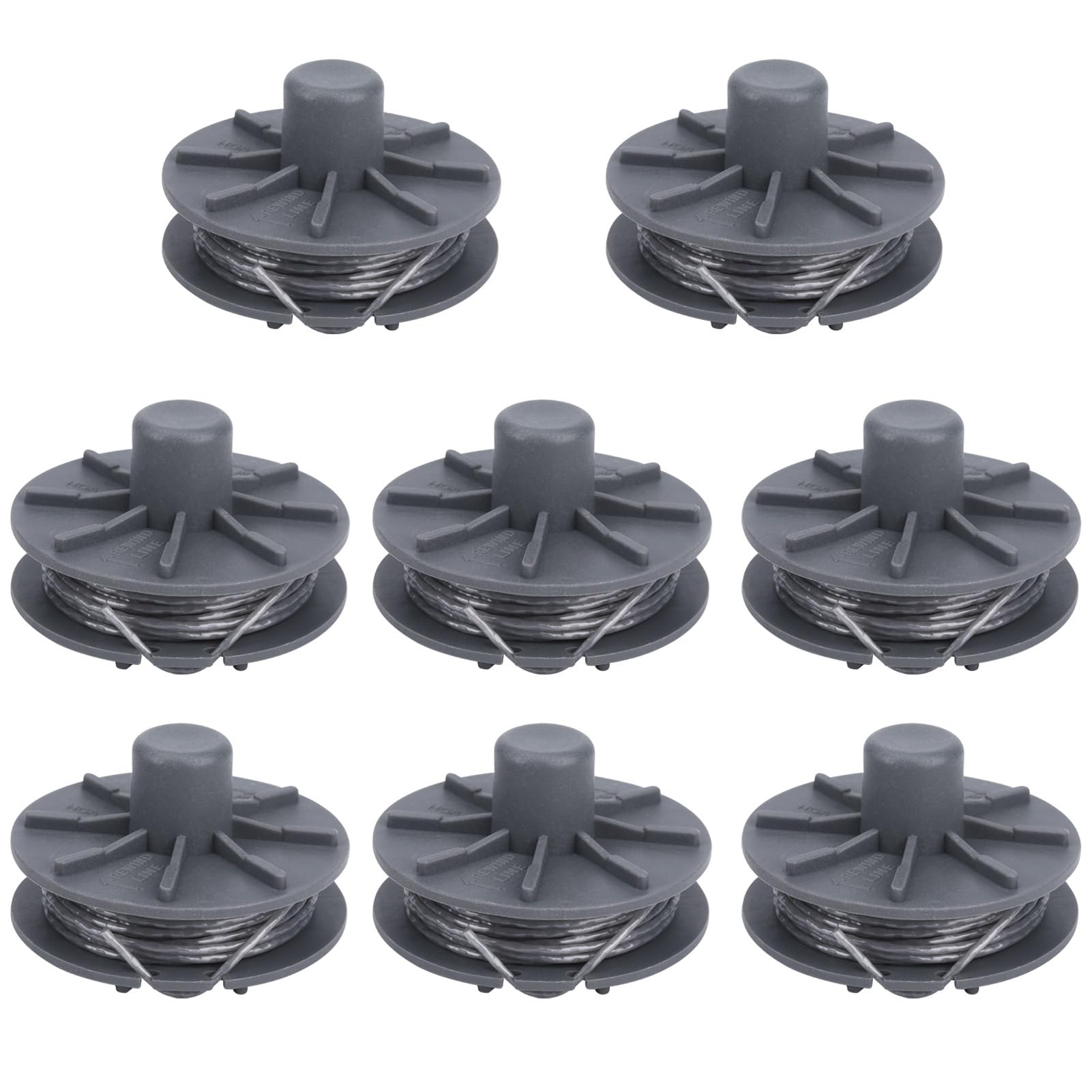 Yweller 8 Pack 5307-20 String Trimmer Spool Compatible with Gardena Turbotrimmer SmallCut 300/23,SmallCut Plus 350/23,EasyCut 400/25,ComfortCut 450/25,0.065"/1.6mm, 20Ft/6.1 M Replacement Spool Line