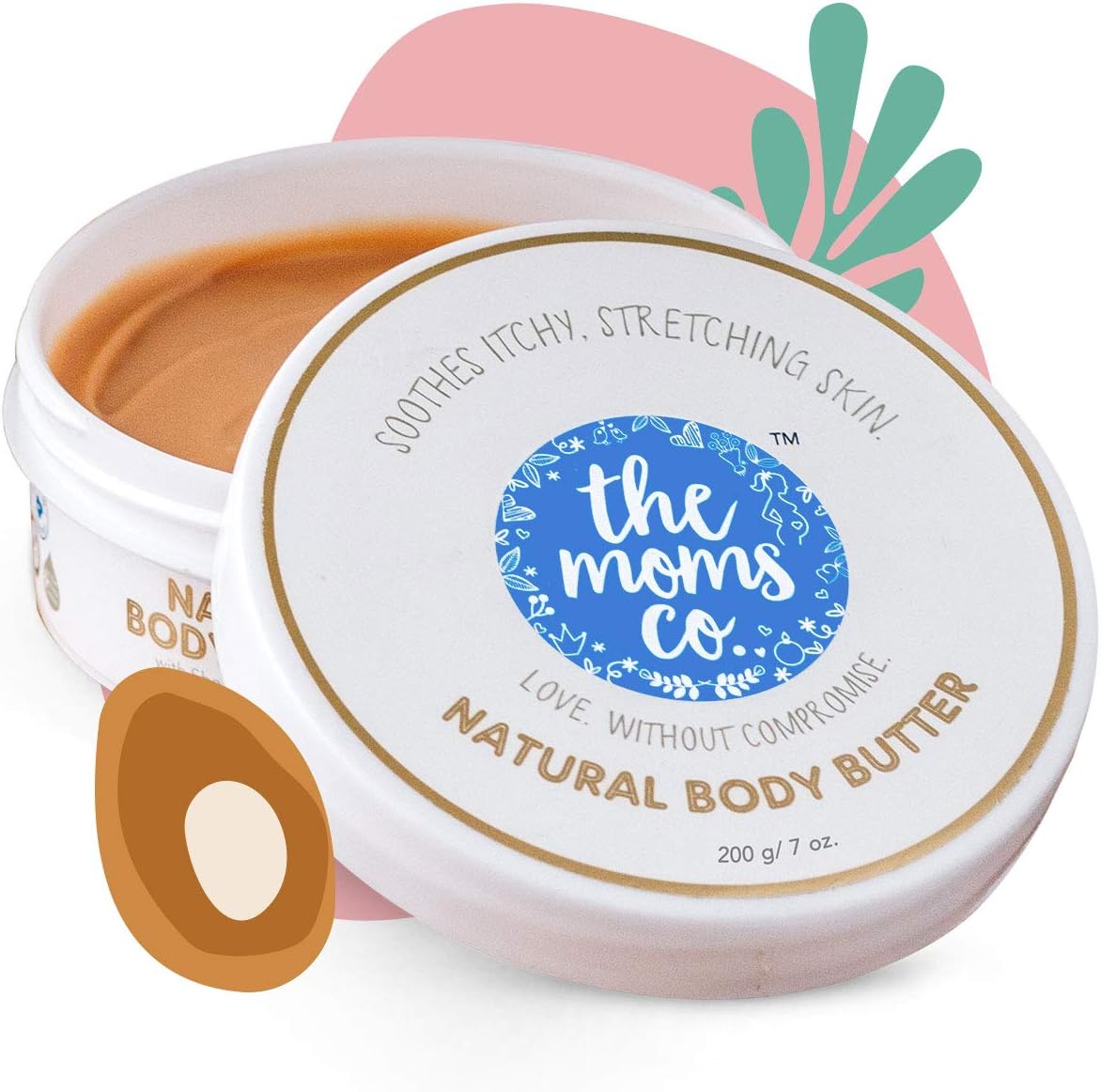 Body Butter The Moms Co. Natural Body ButterDermatologist Tested