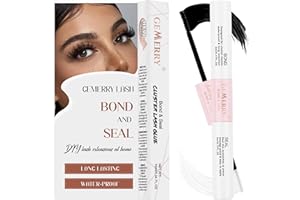 GEMERRY Lash Bond and Seal Eyelash Glue Cluster Lash Glue Clear Individual Lash Glue Lash Glue for DIY Eyelash Extensions Wat