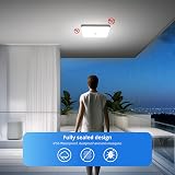 Combuh 30W LED Motion Sensor Ceiling Light 6500K IP56 Porch Hallway view 4
