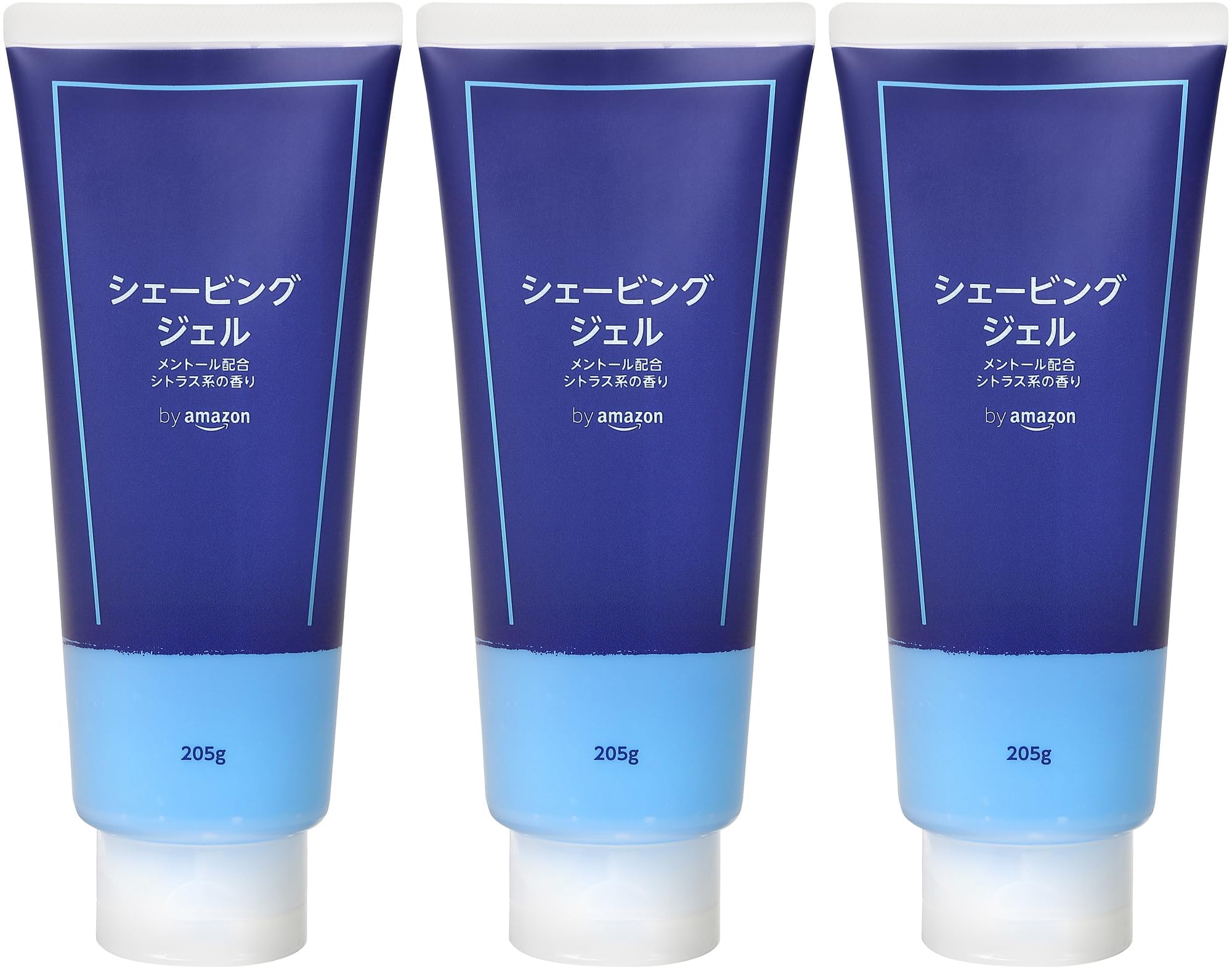 by Amazon シェービングジェル シトラスの香り 205g × 3本パック(SOLIMO)商品画像