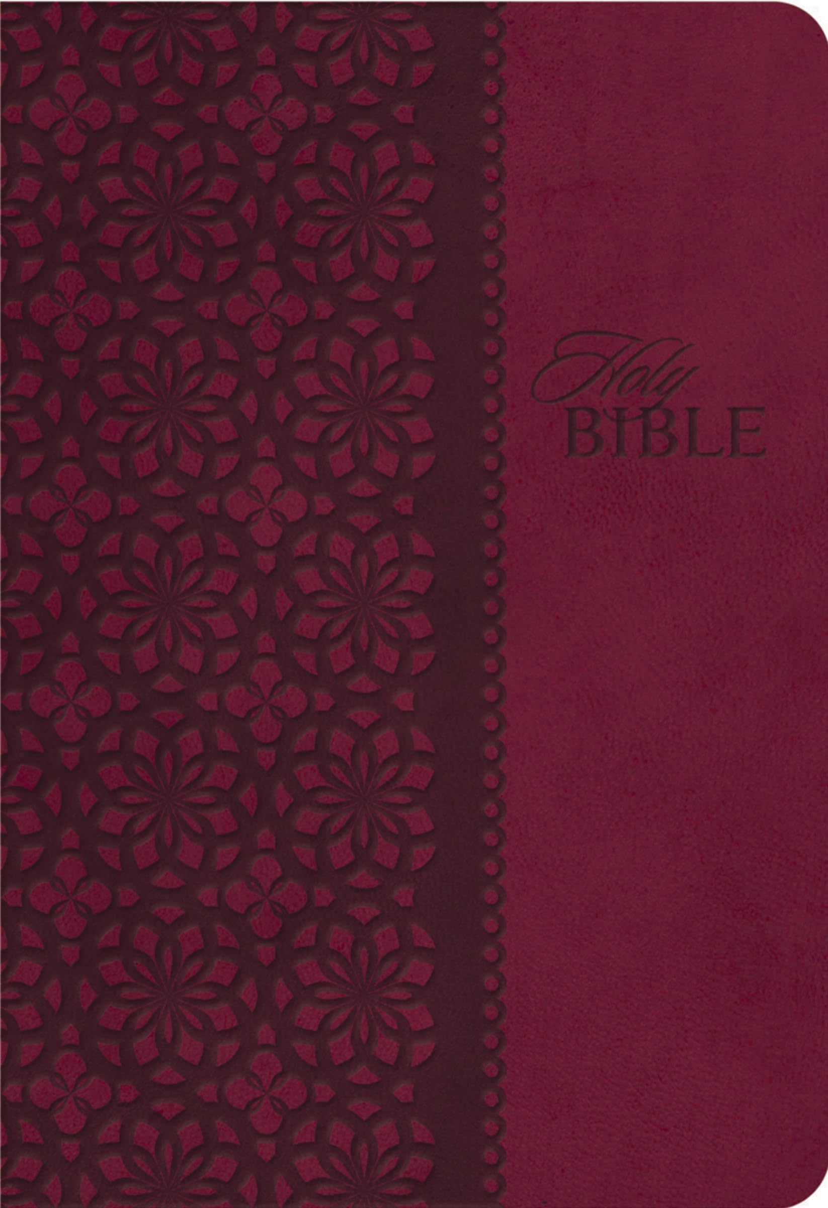 KJV Study Bible, Leathersoft, Red/Pink, Thumb Indexed, Red Letter: Second Edition Image