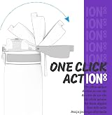 Ion8 600ml Lightweight Stainless Steel Water Bottle Purple Non-Insulated view 2