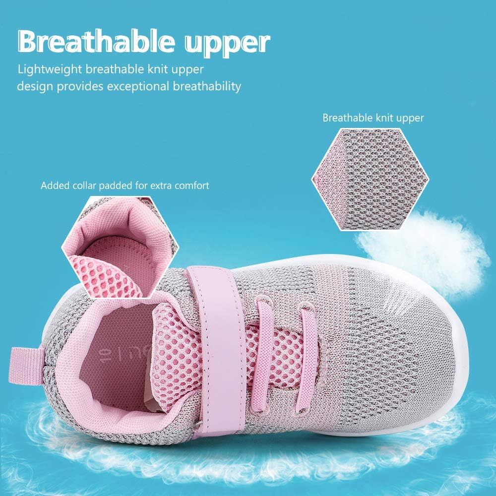  | nerteo Toddler/Little Kid Boys Girls Shoes Running/Walking Sports Sneakers | Sneakers