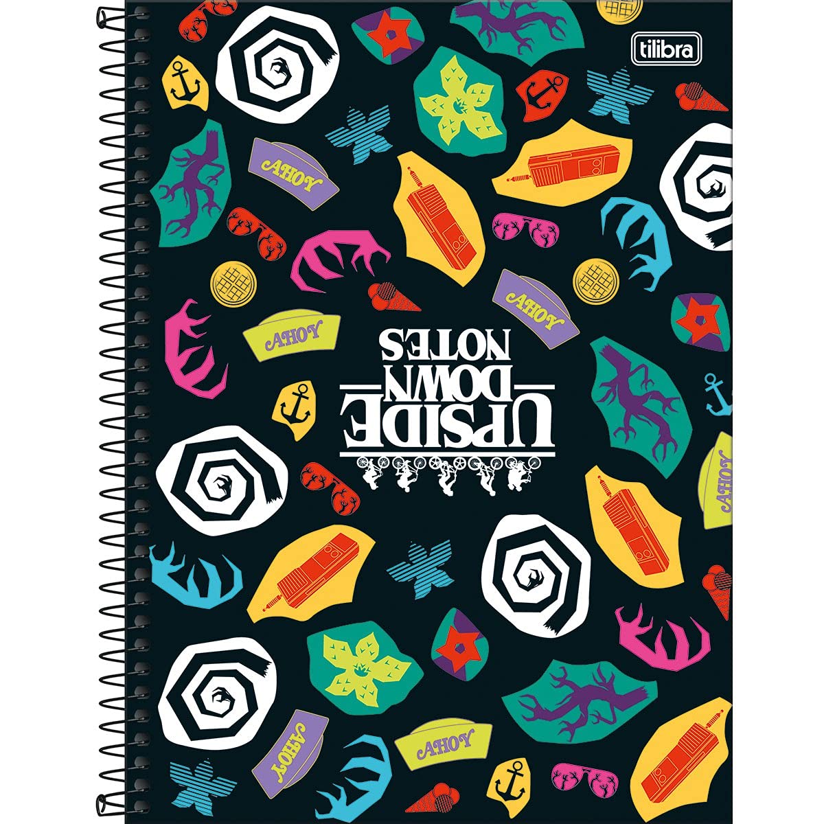 Caderno Universitário 1x1 80 fls C.D. Tilibra - Stranger Things 1 :  Amazon.com.br: Papelaria e Escritório