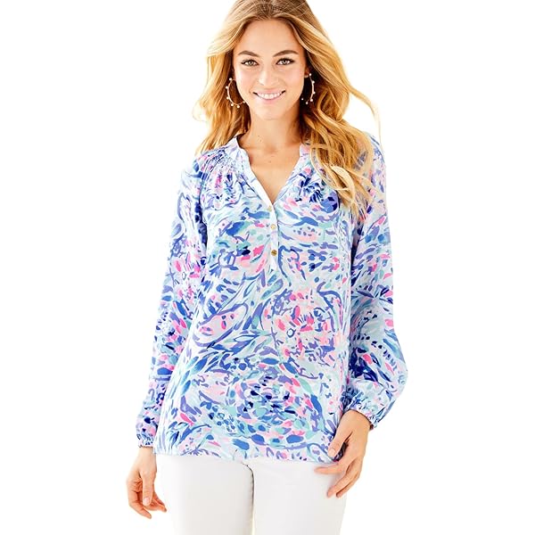 Neuf Lilly Pulitzer Sarasota Perlé Tunique Chemisier Turquoise Lets Cha Neuf Lilly Pulitzer Sarasota Perlé Tunique Chemisier Turquoise Lets Cha