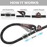 Fida Slip Lead for Dogs 1.8m One Size Reflective Nylon Rope Leash view 4