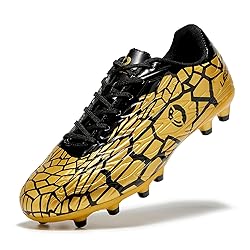 LEOCI Men's Soccer Cleats Women's Football Shoes