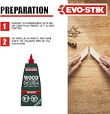 EVO-STIK Wood Glue 500ml Interior Extra Strong Fast Setting Clear Dry view 6