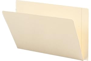 Smead 24557 End Tab Heavyweight File Folder, Straight-Cut Tab, Legal, Ivory, 50 Per Box
