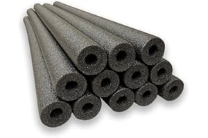 Oodles of Noodles Deluxe Rainbow Pool Noodles Foam - Pack of 12 - Approx. 48 inch x 2.5 inch Multi-Purpose Foam Tubes, Pool Noodles Bulk Floats for Pool, Exercise, Crafts, Padding, Insulation & More