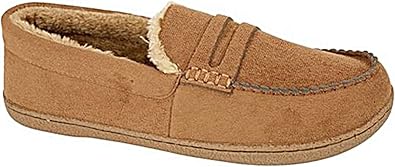 fur lined moccasins mens
