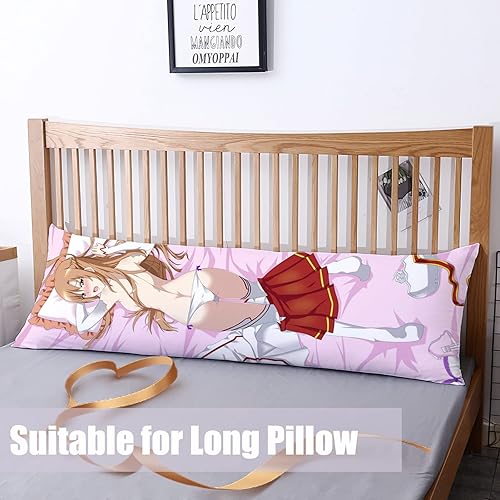 Anime Hugging Body Pillowcase Japanese Comic Girl Yuuki Asuna 19