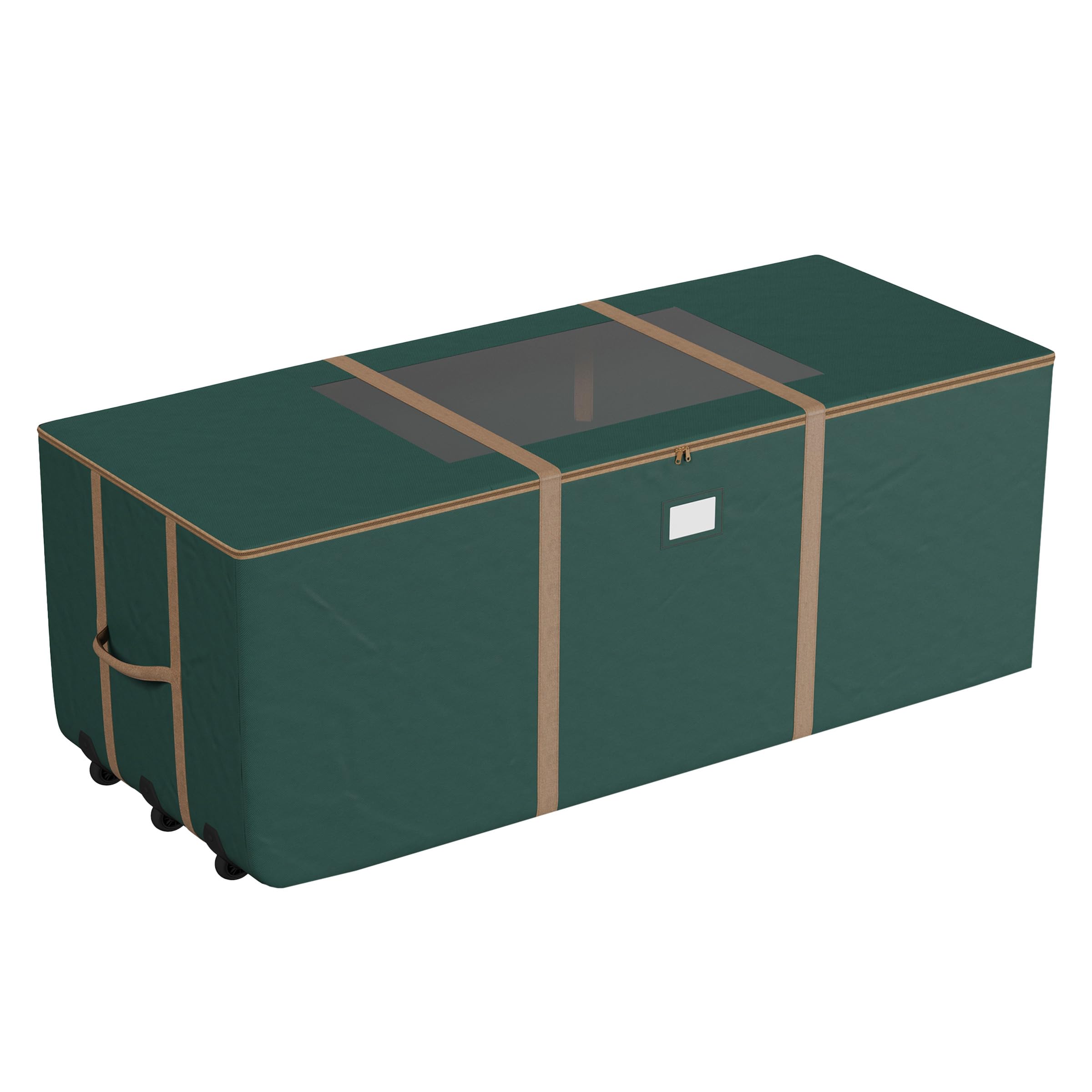 Photo 1 of Rolling Storage Bag - 67in Storage Bags with Durable Handles and Wheels for Outdoor Cushion, Clothes, and More by Pure Garden (Green)