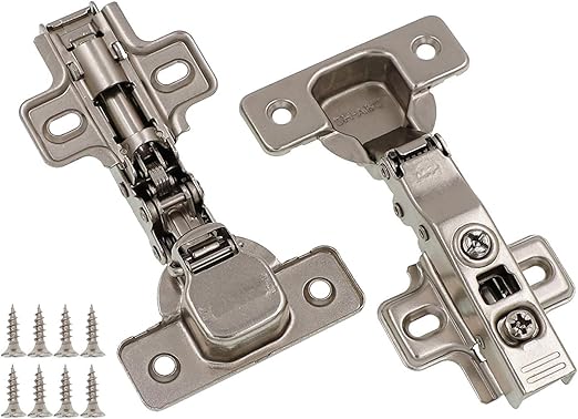 DecoBasics Full Frameless Cabinet Hinges Concealed Overlay for Kitchens