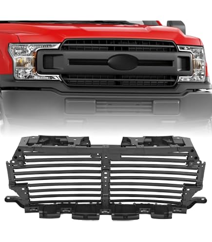 Front Bumper VLINCAR Active Radiator Grille Shutter Assembly W/O ...