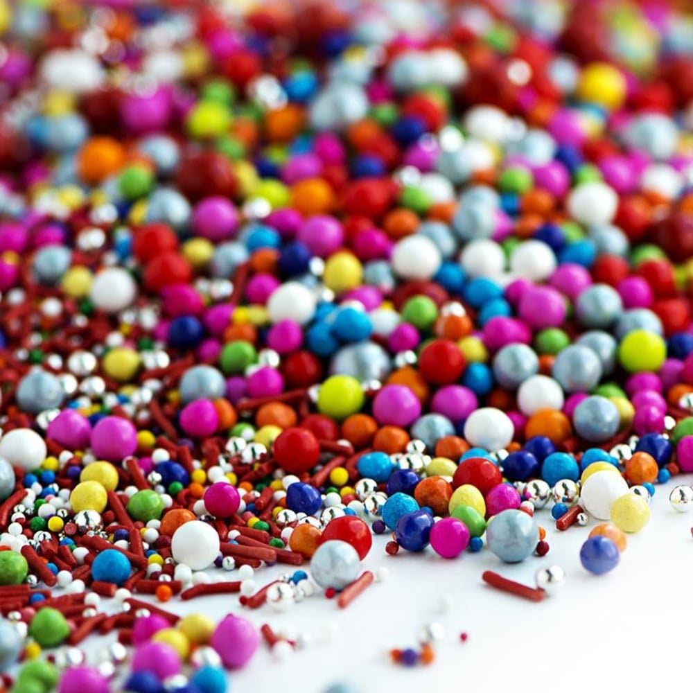 Sweetapolita Gumball Machine - Deluxe Twinkle Metallic Sprinkle Medley 100g 100g