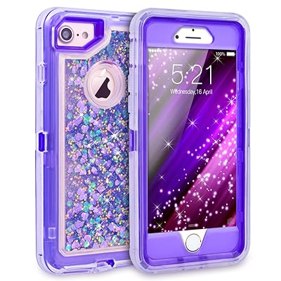 Iphone 8 glitter liquid case Clearance