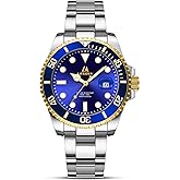 LN LENQIN Mens Watches Stainless Steel Waterproof Watch for Men | Analog Quartz Watch for Men with Date Luminous Fashion Mens Wrist watch