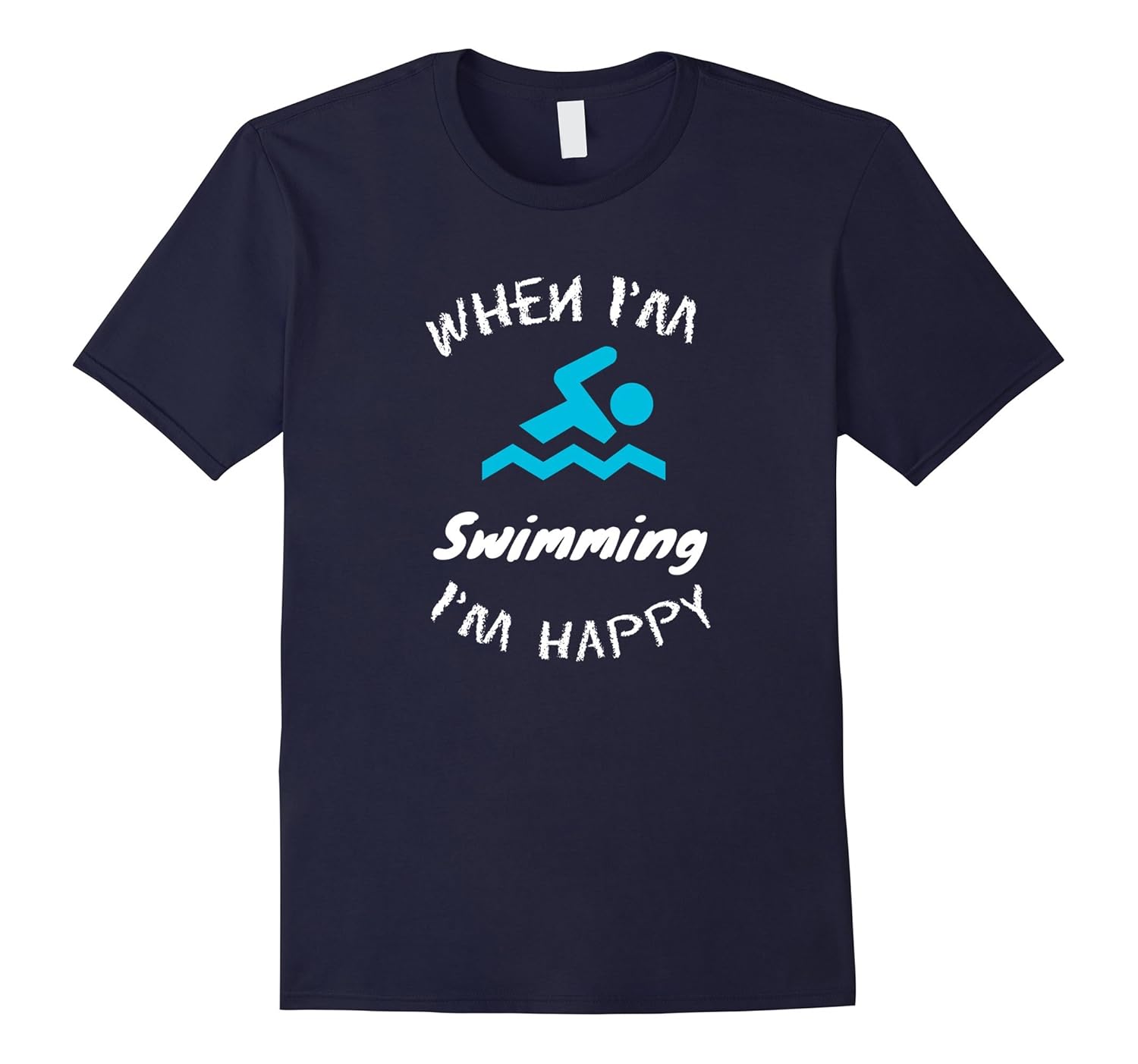 When I’m Swimming I’m HappyFun Swim TshirtArt Artvinatee