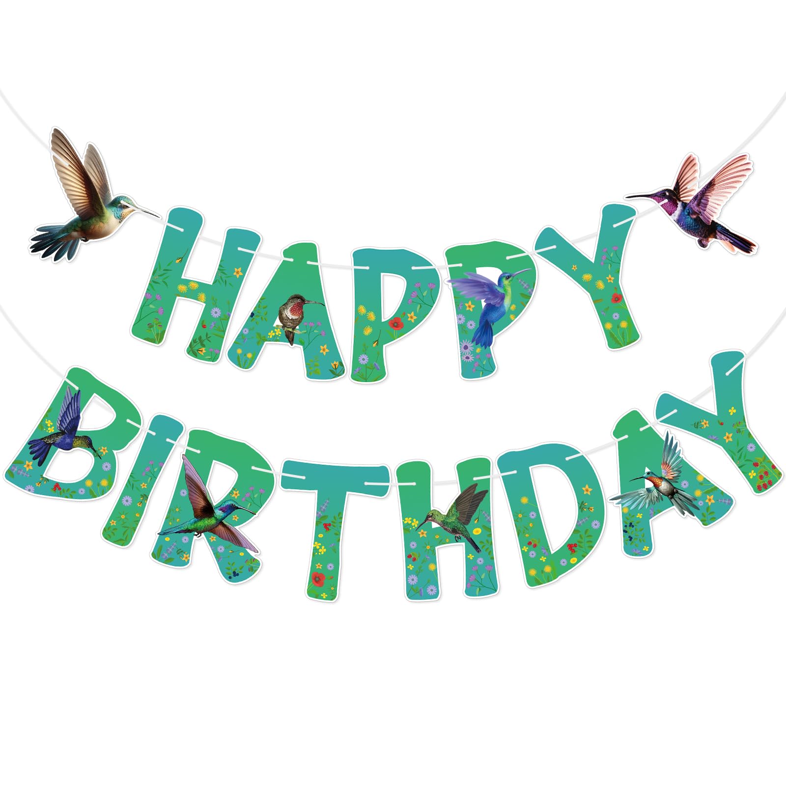 Photo 1 of Hummingbird Birthday Banner, Bird Happy Birthday Banner, Hummingbird Birthday Party Decorations, Hummingbird Decorations, Happy Mothers Day Party Decor