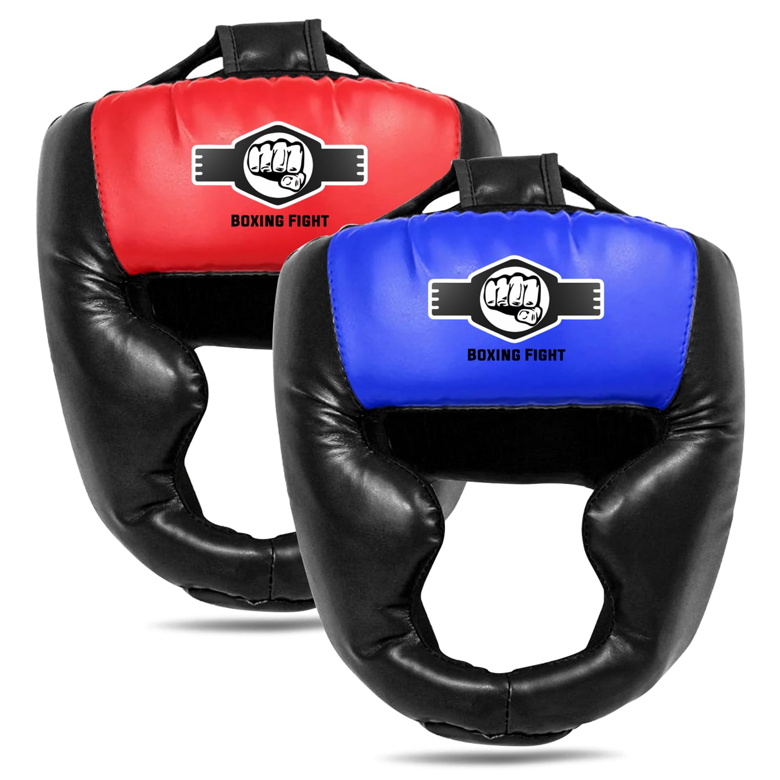 Photo 1 of 2 Pack Boxing Headgear, Boxing Gear Equipment Training Sparring Safety Head Guard Protective Gear for MMA, Kickboxing, Muay Thai, Training Helmet for Kids Teen