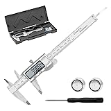  Gocheer Calibrador digital electrónico Herramienta de medición de 6 pulgadas Pu