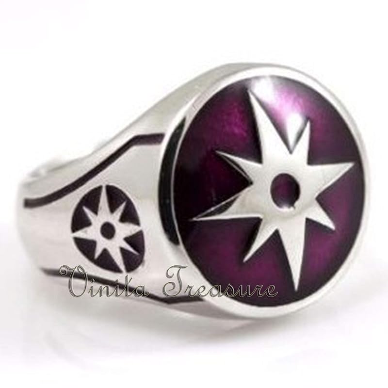 Lantern Ring, Purple Lantern Men's Ring, Lantern Jewelry