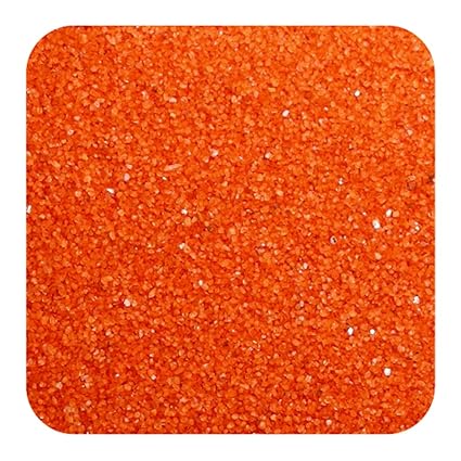 Sandtastik Fl2810 Floral Colored Sand 28 Oz. Bottle Orange