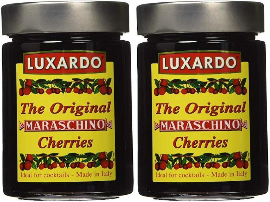 Luxardo, Gourmet Cocktail Maraschino Cherries 400G Jar - PACK OF 2