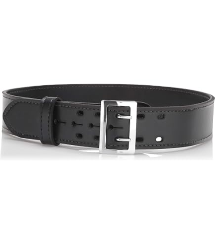 Perfect Fit Leather Duty Belt 2.25 inch Basketweave Sam  display picture 3