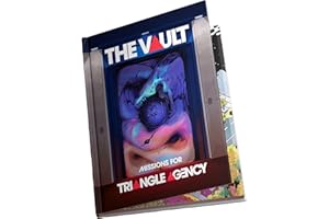 Modiphius Entertainment: The Vault: Missions for Triangle Agency - Hardcover Supplement Expansion RPG Book, Paranormal Investigation, Corporate Horror