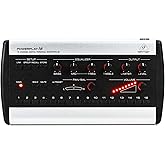 Behringer POWERPLAY P16-M 16 Channel Digital Personal Mixer | Includes IEC Power Supply and User Manual for digital monitoring, stage performance and personal mixing