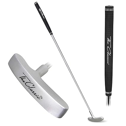 Gosports The Classic Golf Putter Premium Grip And Putt Putt Style Two Way Head For Right Or Left Handed Golfers 35 Length
