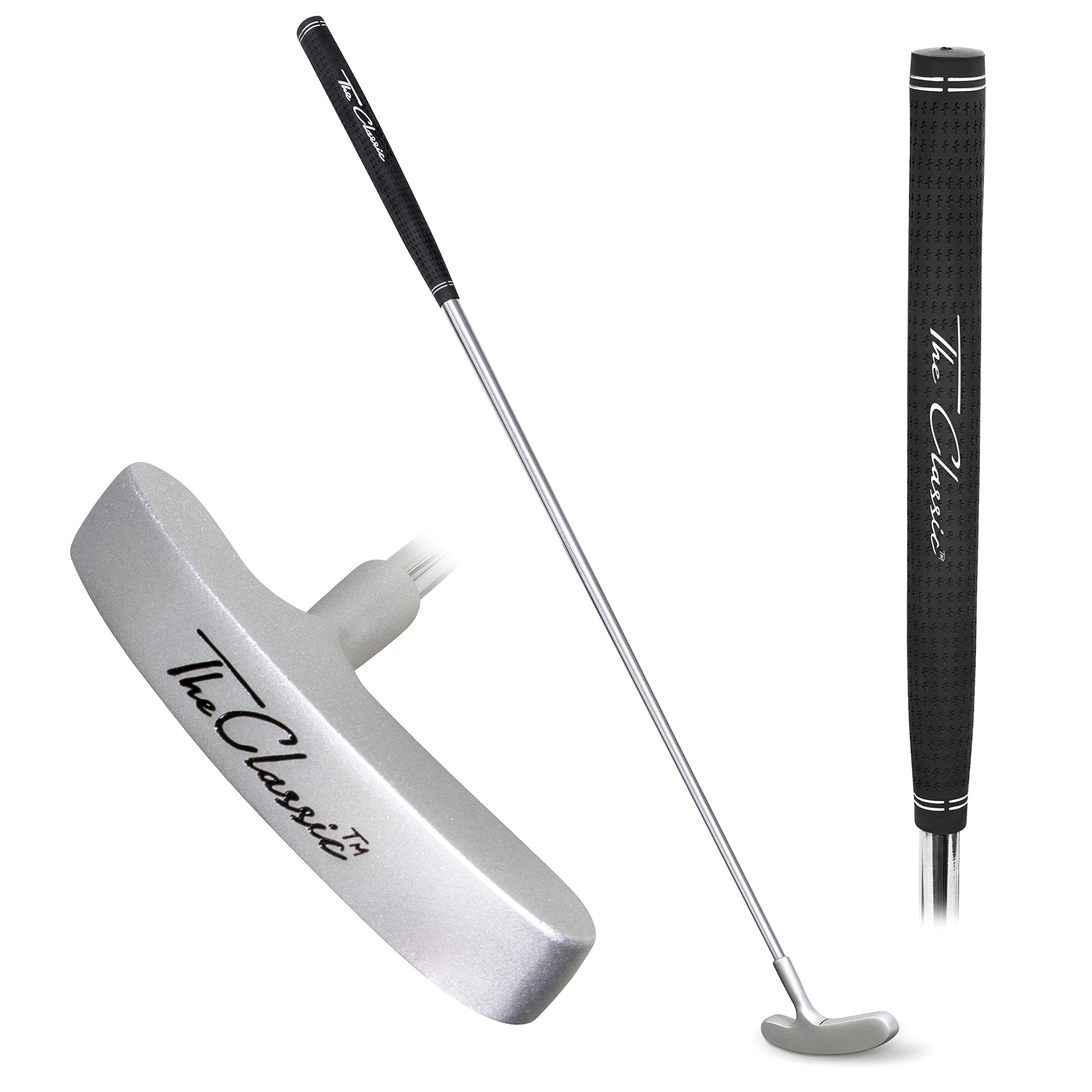 The Classic Golf Putter by GoSports - Premium Grip and Classic 2 Way Head - 35 Inch Length