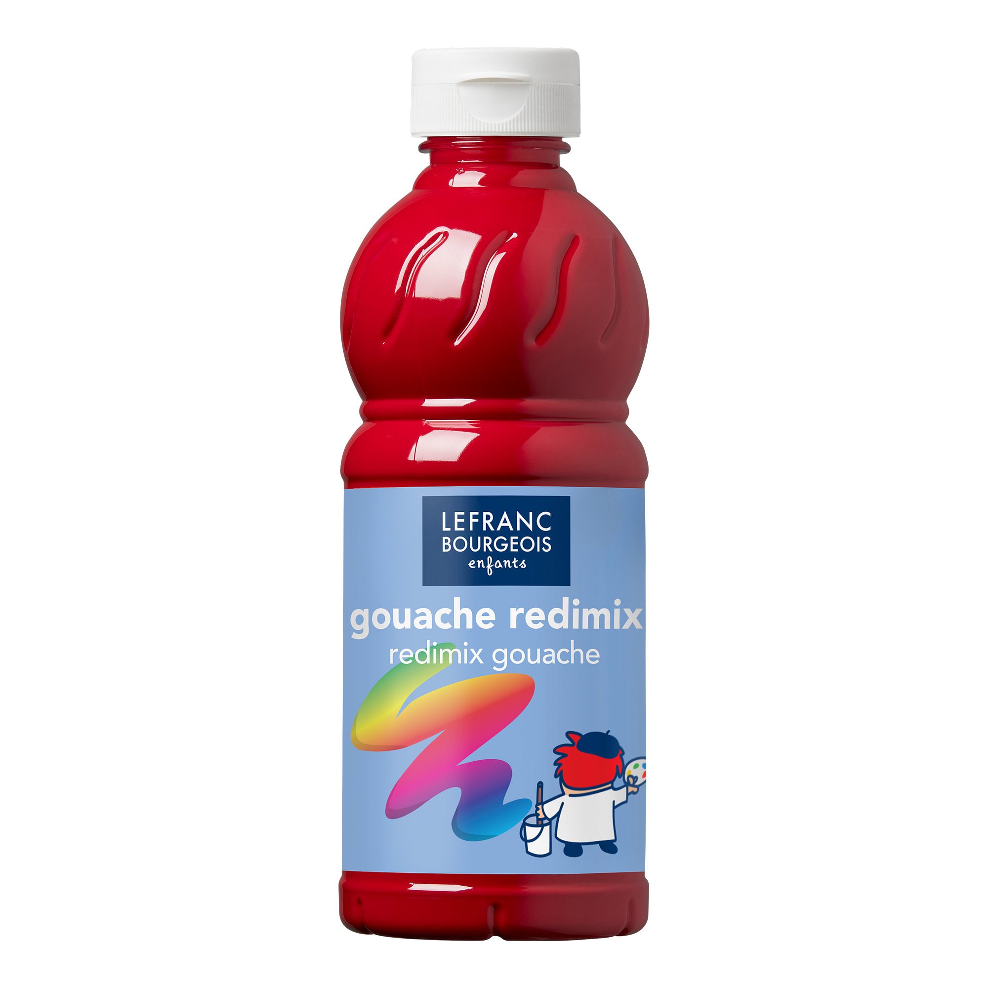 Lefranc Bourgeois Redimix Color & Co. Gouache, Primärrot, 500 ml