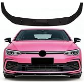 Front Bumper Lip Spoiler for VW Golf MK8 GTI GTD GTE R-Line 2020-2023 | Glossy Black Splitter