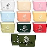 Kacctyen 20 Pcs Christian Christmas Gifts for Women Bible Religious Makeup Bag with Zipper Canvas Cosmetic Bags Bulk for Christmas Back to School Vbs Church Nurse Teacher Homeless(Ten Colors)