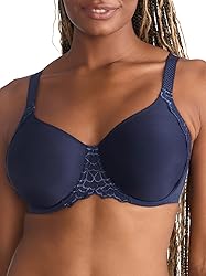 Simone Perele Caresse Minimizer Bra 36D, Ink Blue