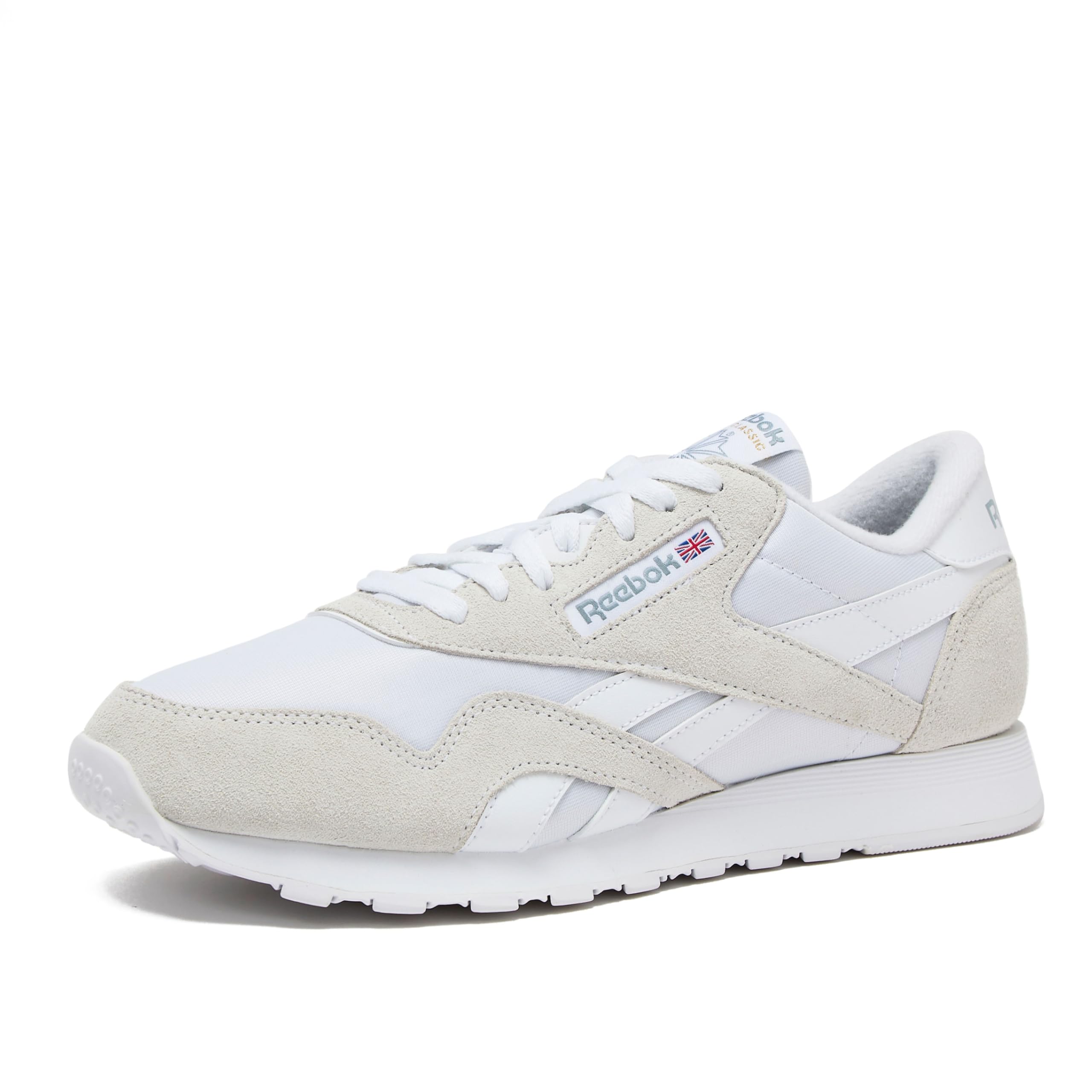 Reebok Classic Nylon Womens Sneakers, Casual Tennis Shoes Women, Footwear White, 10.5 Image