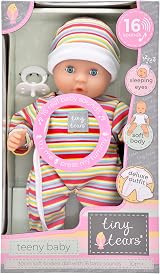John Adams Tiny Tears Teeny Baby 30cm Soft Bodied Doll with 16 Sounds view 5
