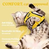rabbitgoo Cat Harness and Lead Set Adjustable Escape Proof XS Yellow view 4