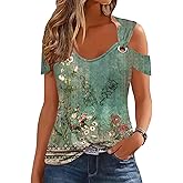 Disamer Womens Tops Summer Off The Shoulder 2025 Spring Fashion Short Sleeve T Shirt Basic Tees Sexy Dressy Casual Blouse