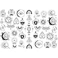 Ceramic Decals, Underglaze Transfer - Mystical (Black)